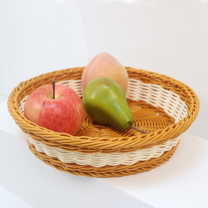 Decorative fruit basket made of handcrafted material Stornfield