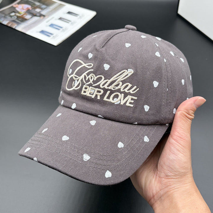 Women's Playful Heart-Patterned Adjustable Cap Stornfield