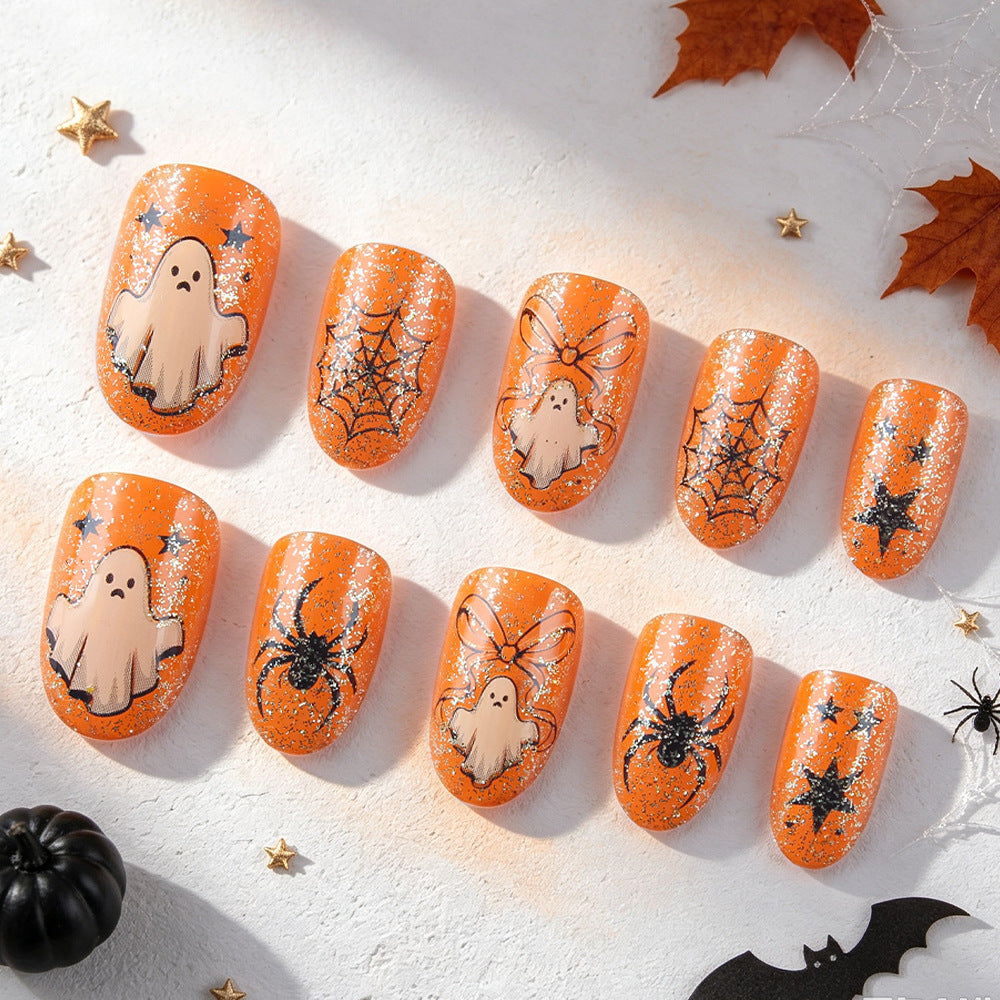 Spooky Themed Glitter Nail Art Set Stornfield