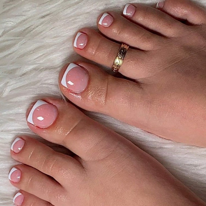 French Tip Gel Nail Art Stornfield