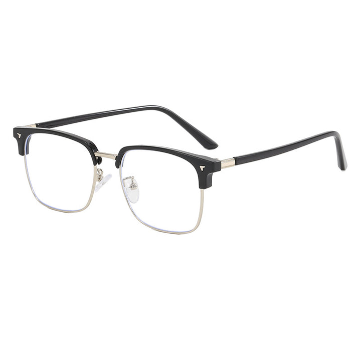 Ladies elegant square glasses with lightweight metal frame Stornfield