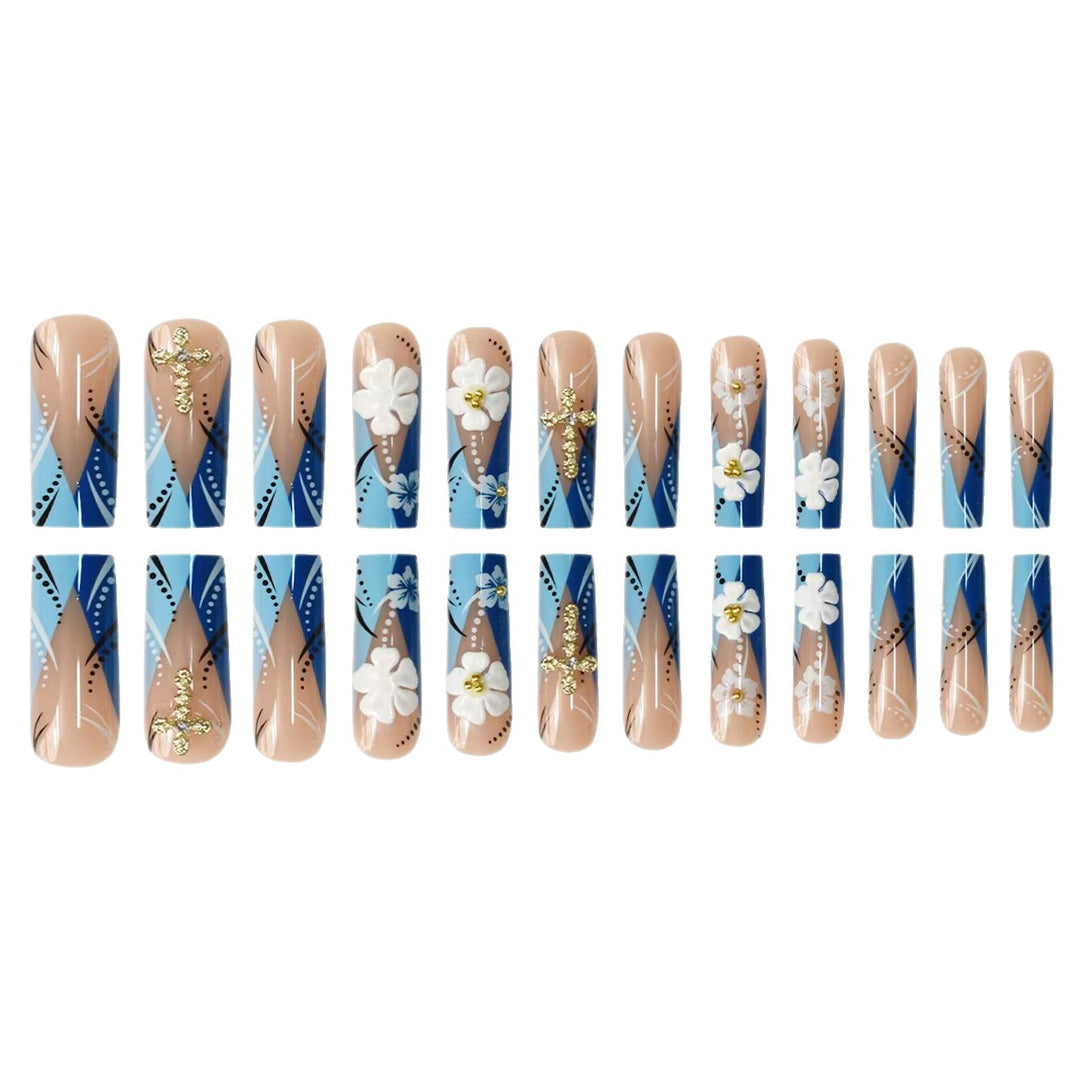 Decorative 3D Floral Nail Art Extensions Stornfield