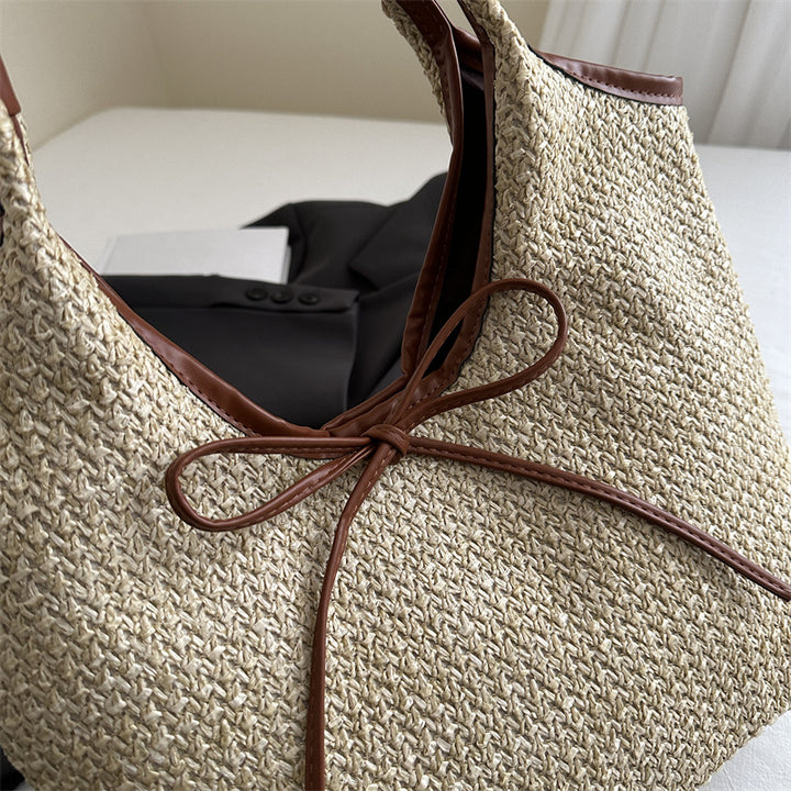 Woven Straw Beach Tote