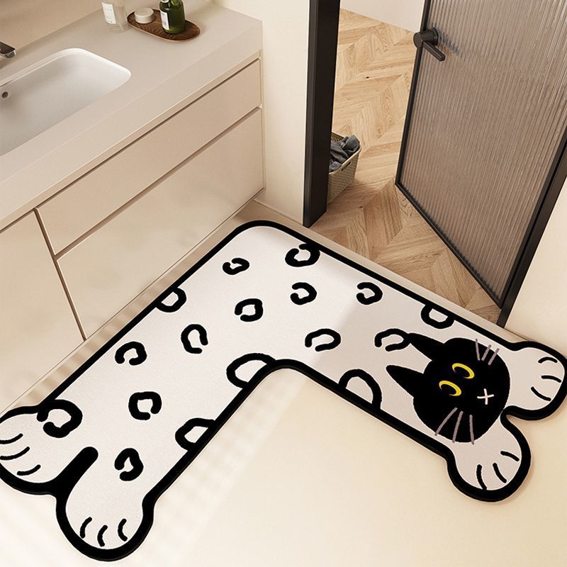 Cat Paw Shaped Bath Mat