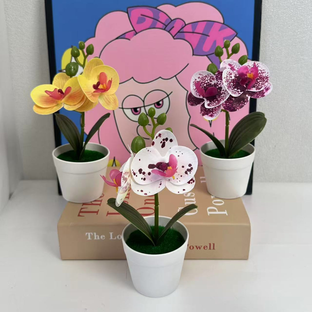 Artificial Orchid Plant for Decorative Home Display and Styling