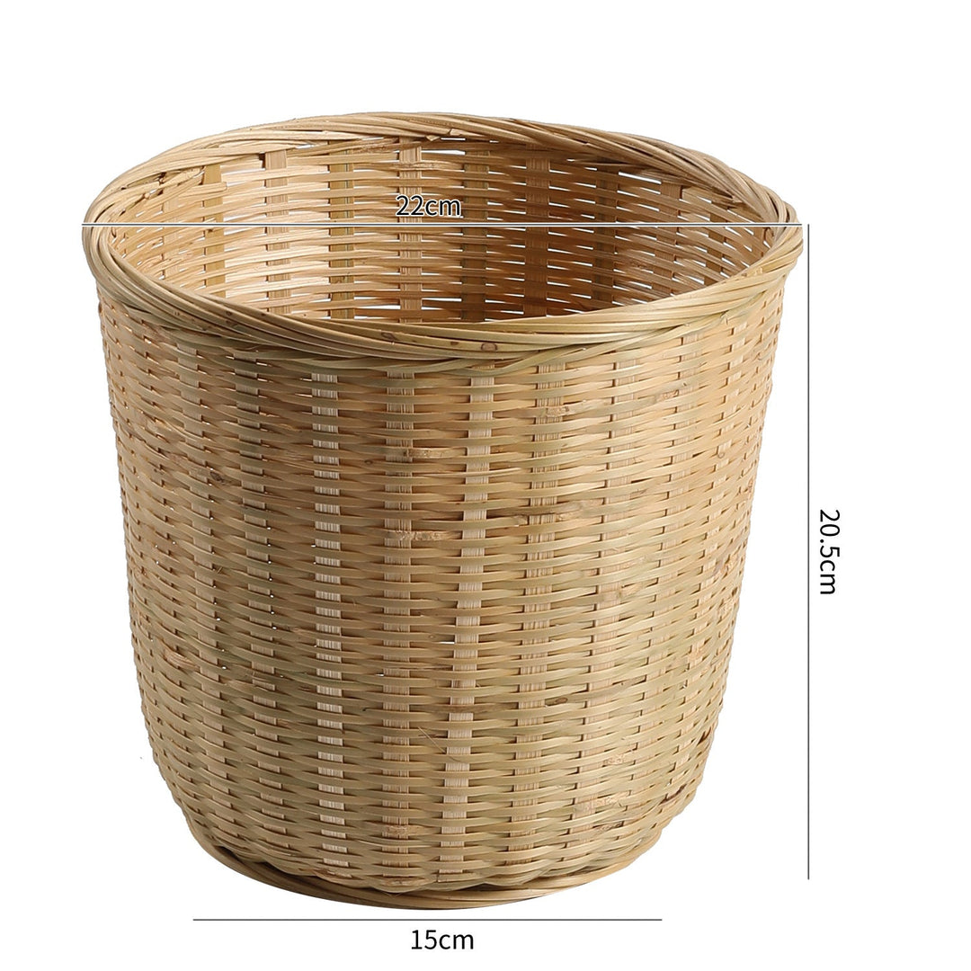 Natural Woven Waste Bin Stornfield