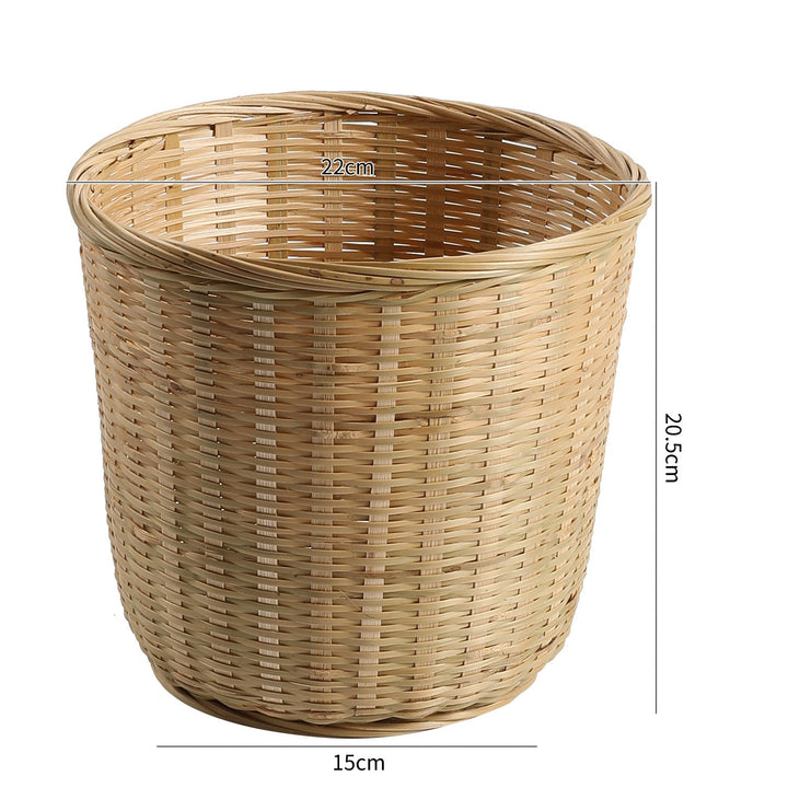 Natural Woven Waste Bin Stornfield