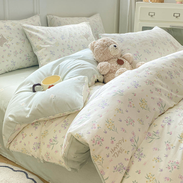Floral Print Bed Linen Set