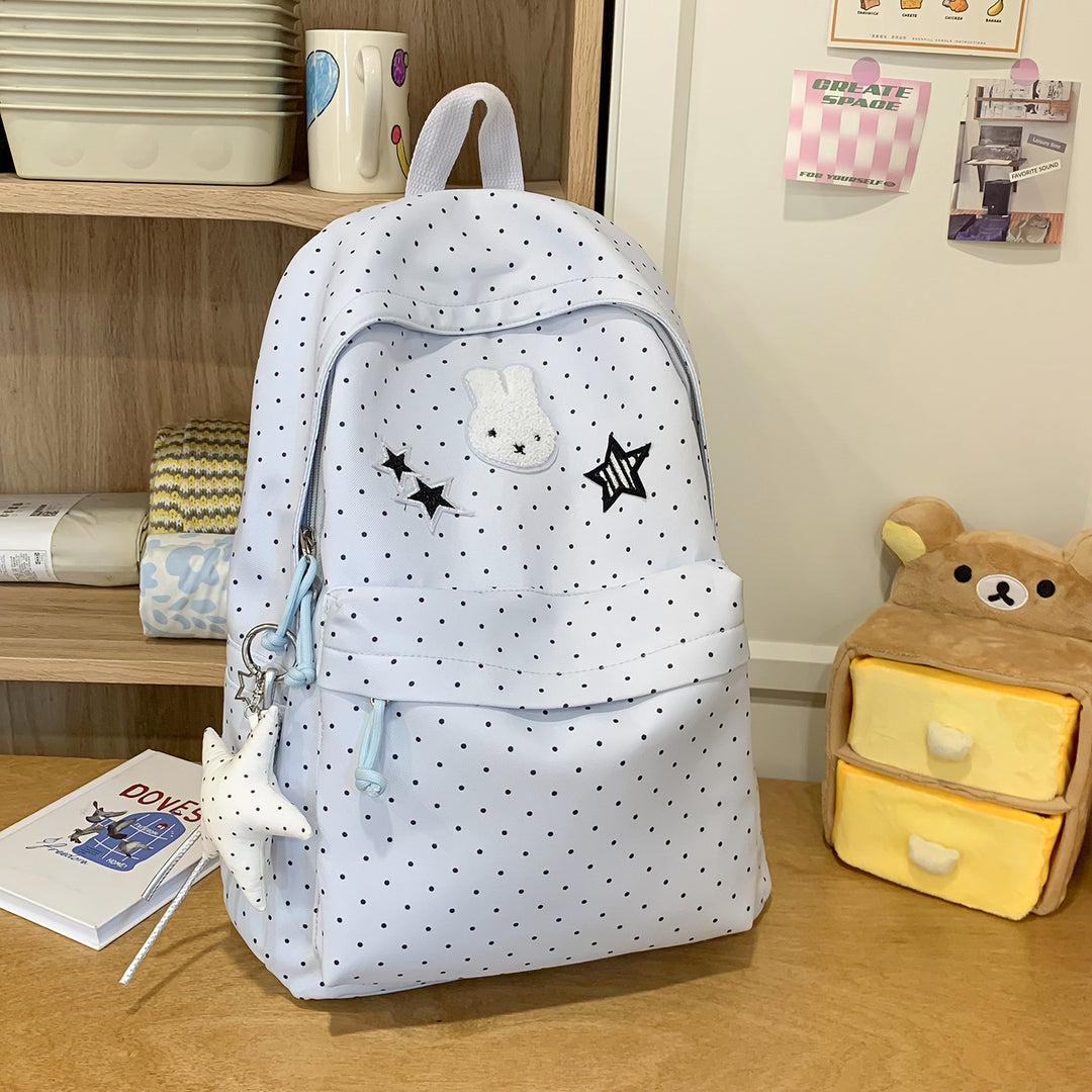 Playful Bunny and Star-Themed Backpack Stornfield