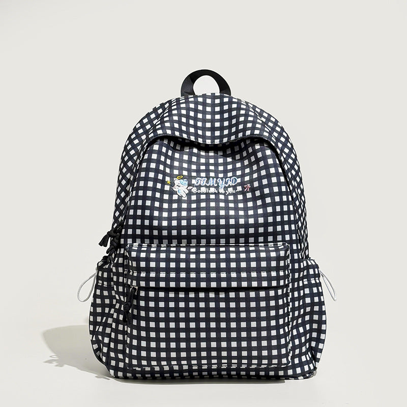 Cute Gingham Patterned Backpack Stornfield