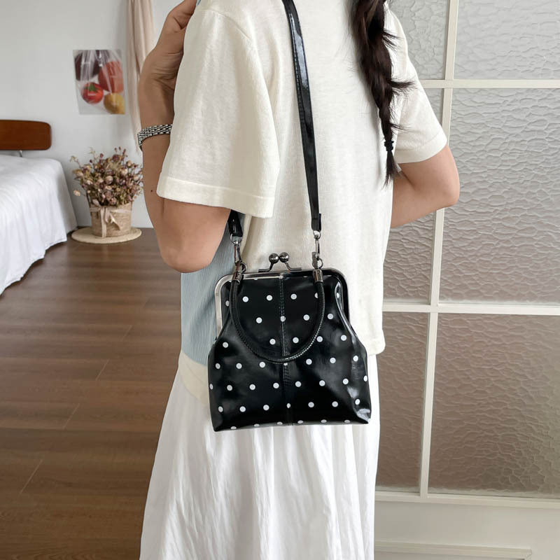 Stylish Polka Dot Handbag