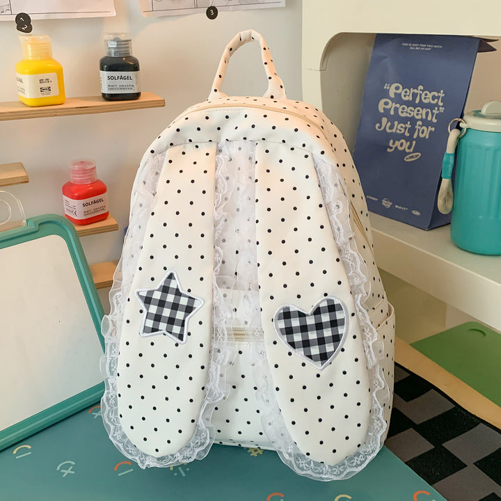 Playful Polka Dot Crossbody Bag