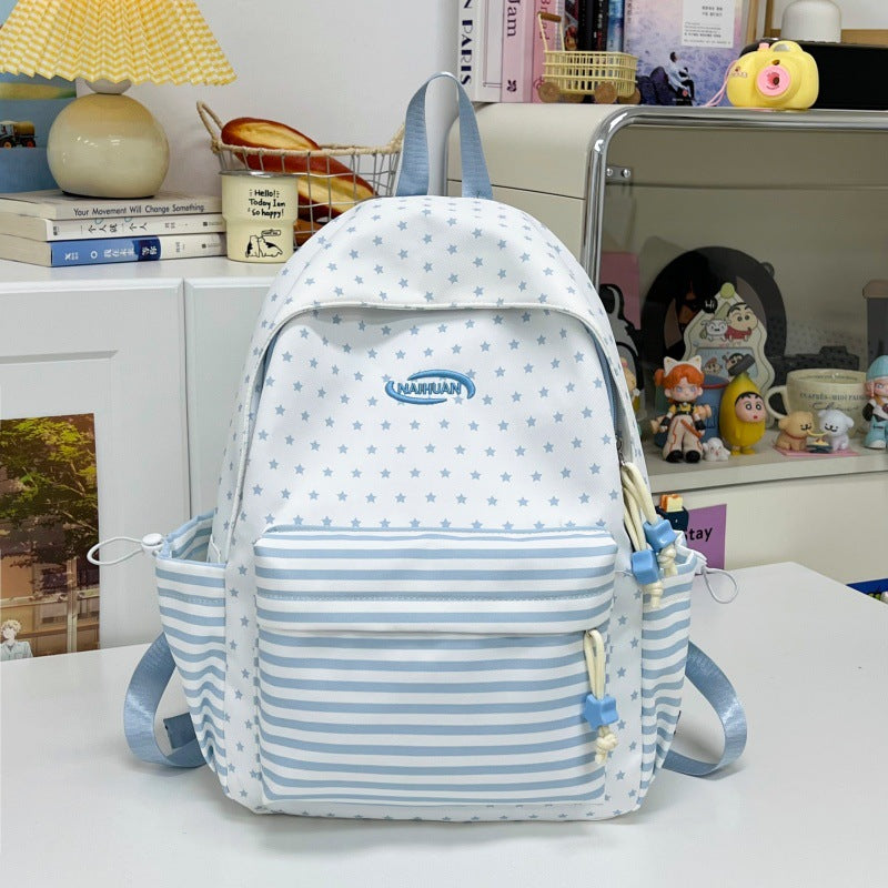 Stylish Star-Patterned Casual Backpack Stornfield