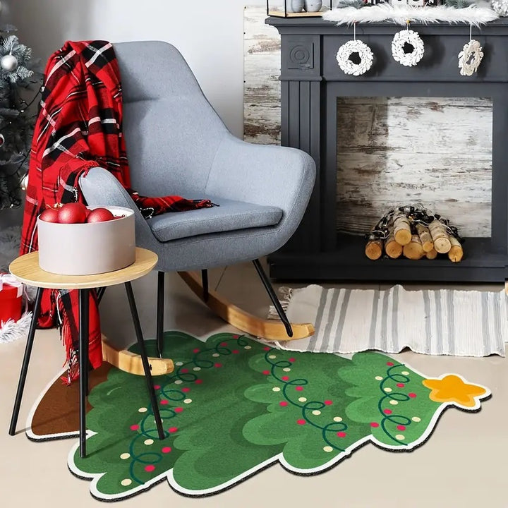 Christmas Tree Shaped Area Rug