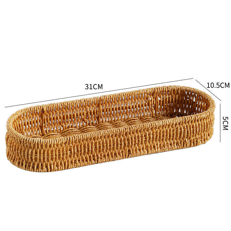 Oval Woven Storage Tray Stornfield