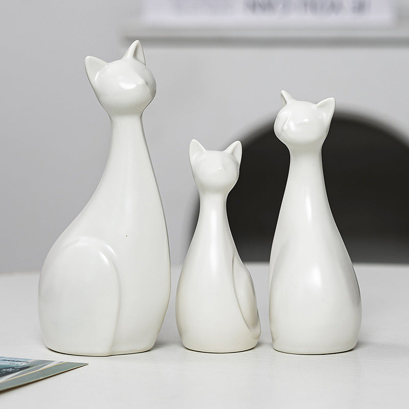 Decorative Ceramic Cat Stornfield