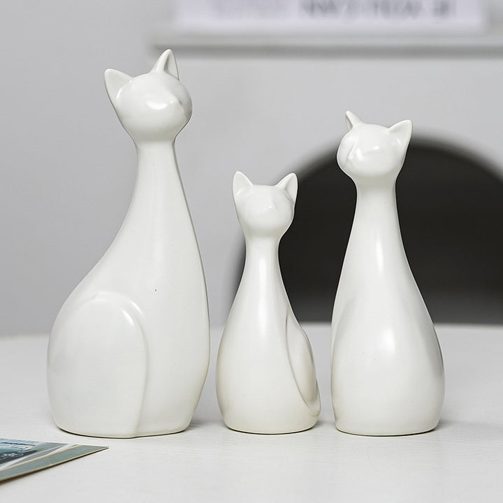 Decorative Ceramic Cat Stornfield