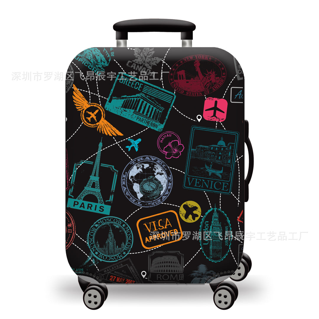 Hard Shell Luggage with Earth Design Stornfield