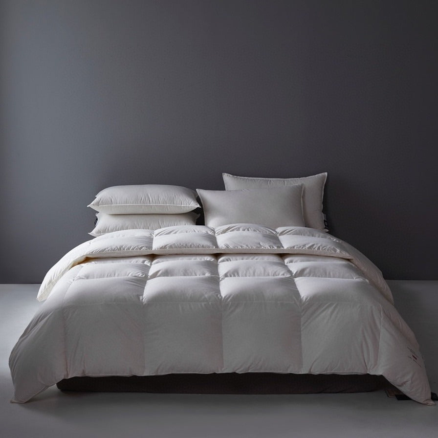 All-Season Box-Stitched Hypoallergenic Down-Alternative Comforter Set