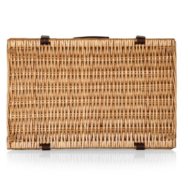 Women's picnic basket with integrated crockery set and space-saving design Stornfield