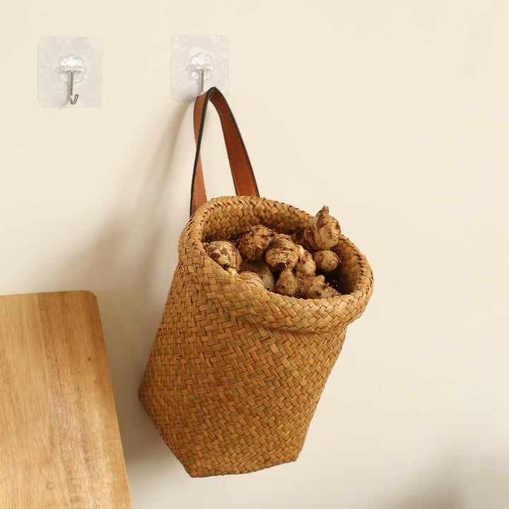 Unisex Handwoven Decorative Basket with Practical Handles Stornfield