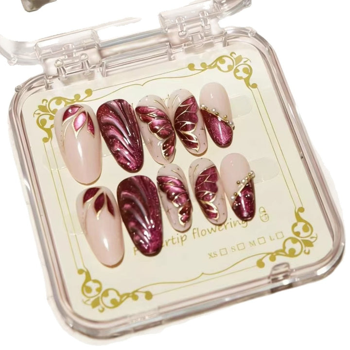Decorative Press-On Nail Art Extensions Stornfield