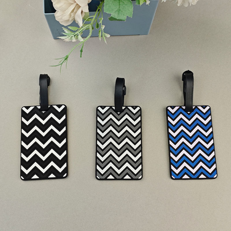 Unisex Chevron Pattern Travel Luggage Tag Stornfield
