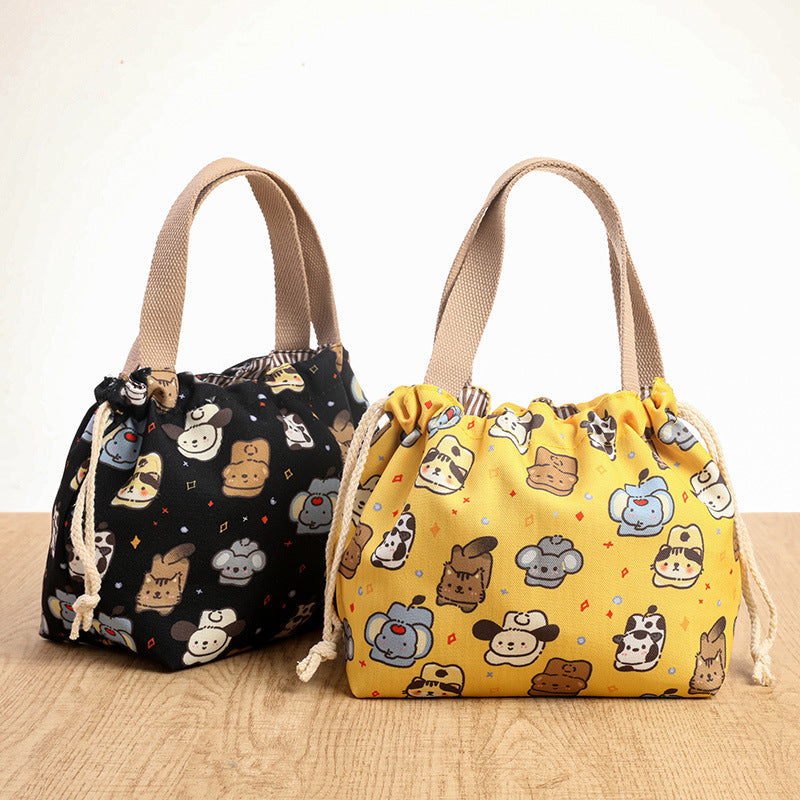 Drawstring Cat-Themed Storage Bag Stornfield