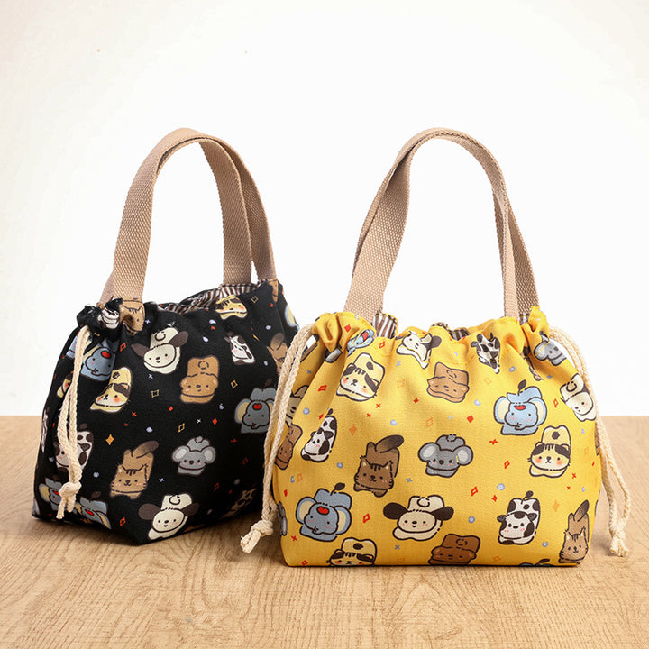 Drawstring Cat-Themed Storage Bag Stornfield