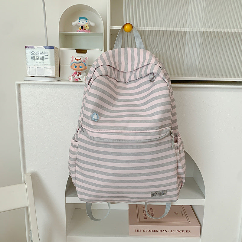 Lightweight Striped Backpack Stornfield