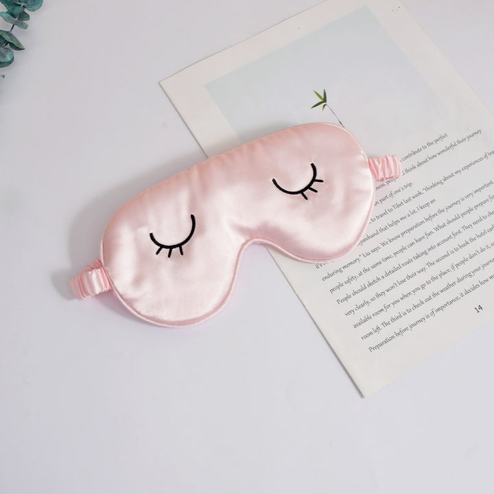 Unisex nan silky-soft eye mask with ergonomic contour and adjustable elastic band Stornfield