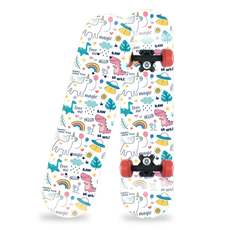 Cartoon-Inspired Mini Skateboard Stornfield