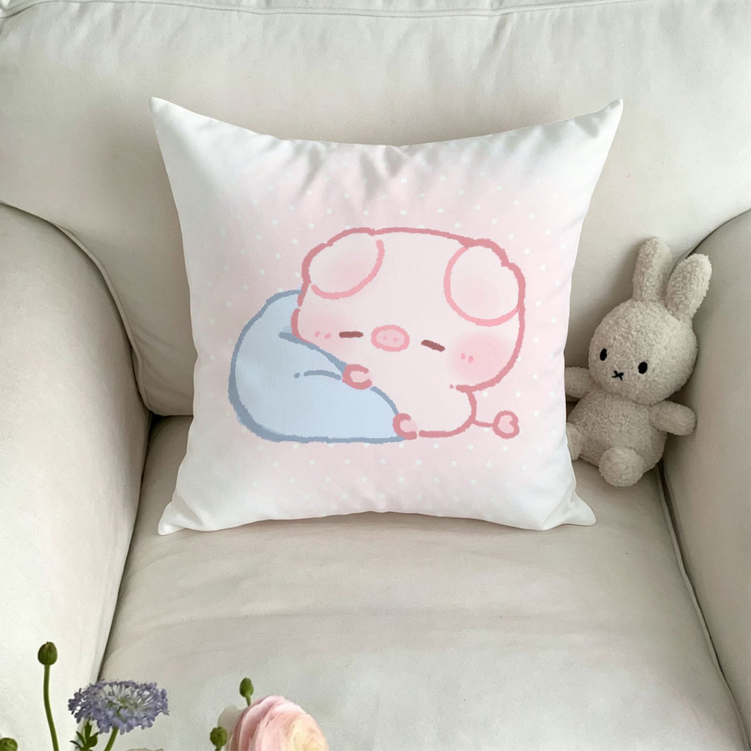 Cute Character-Themed Plush Throw Pillow