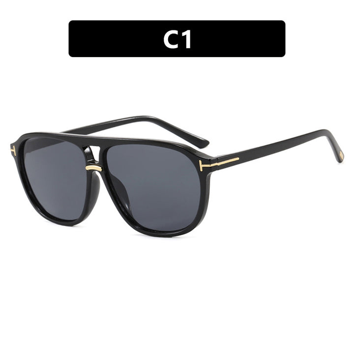 Women's square sunglasses with luxurious tortoiseshell pattern and polarized lenses Stornfield