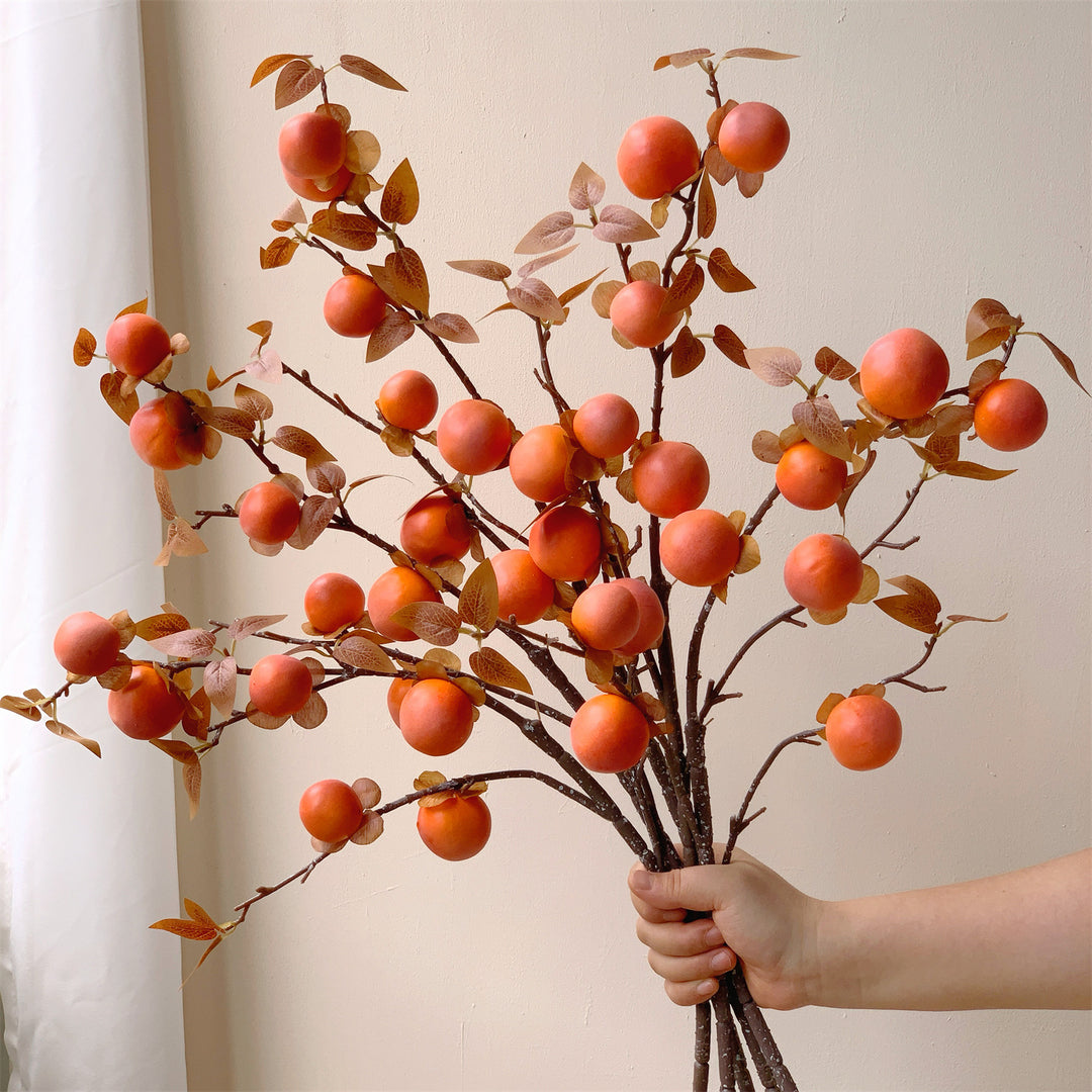Decorative Persimmon Branch