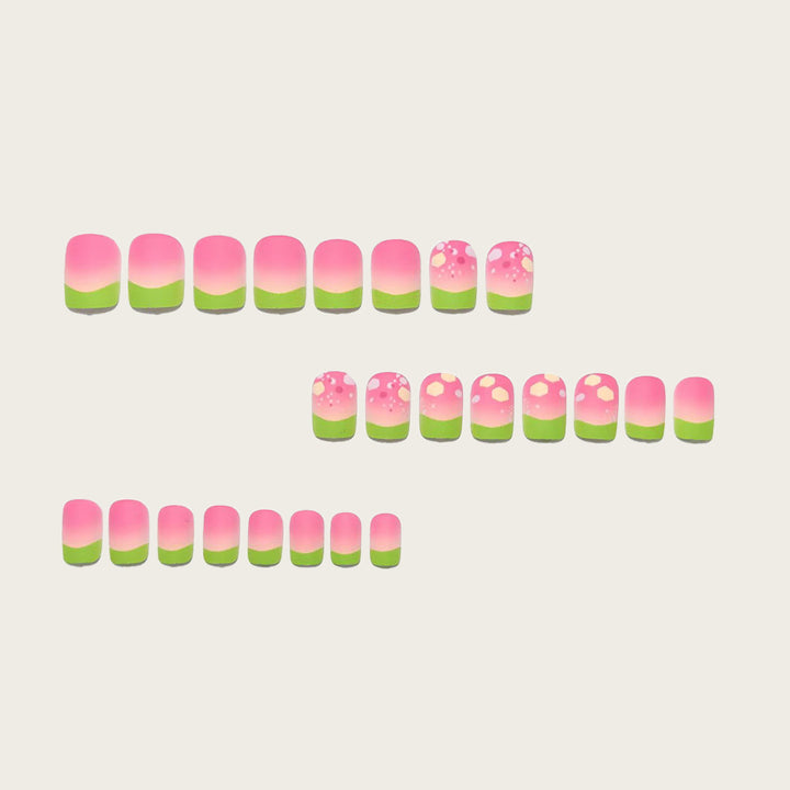 Creative gradient color nails Stornfield