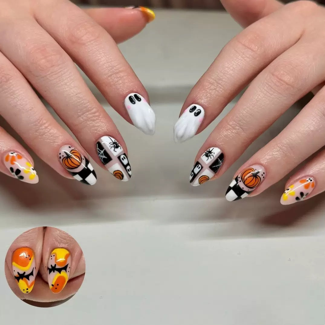 Artistic Halloween Nail Art