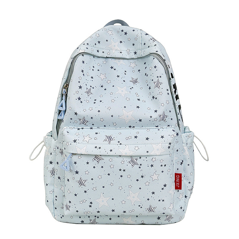 Star-Printed Cute Backpack Stornfield