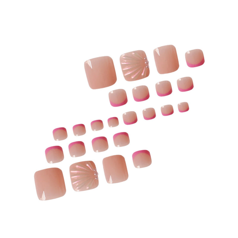 Decorative Press-On Toe Nail Art Stornfield
