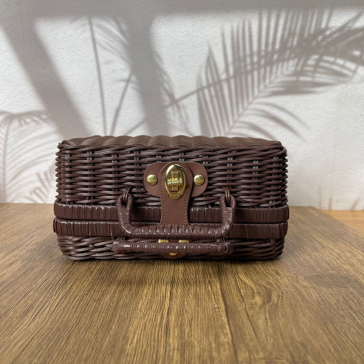 Women braided cosmetic and storage case Stornfield