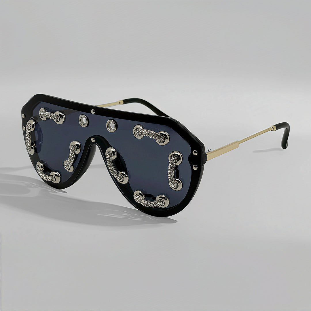 Women's extravagant designer sunglasses with sparkling accents Stornfield