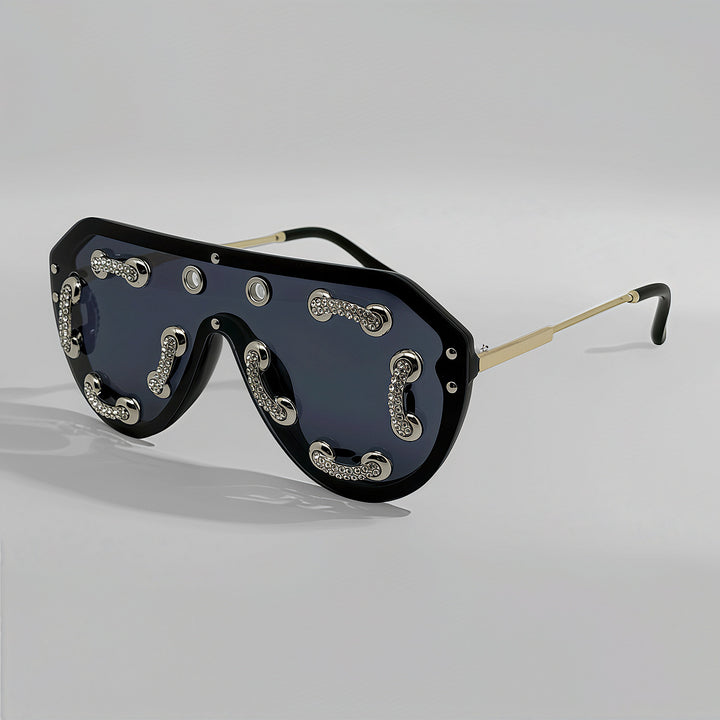Women's extravagant designer sunglasses with sparkling accents Stornfield