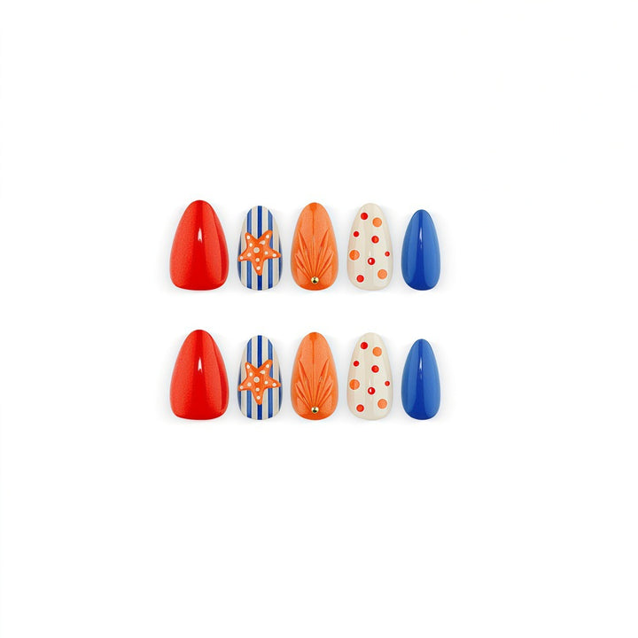 Artificial nails in playful summer design Stornfield