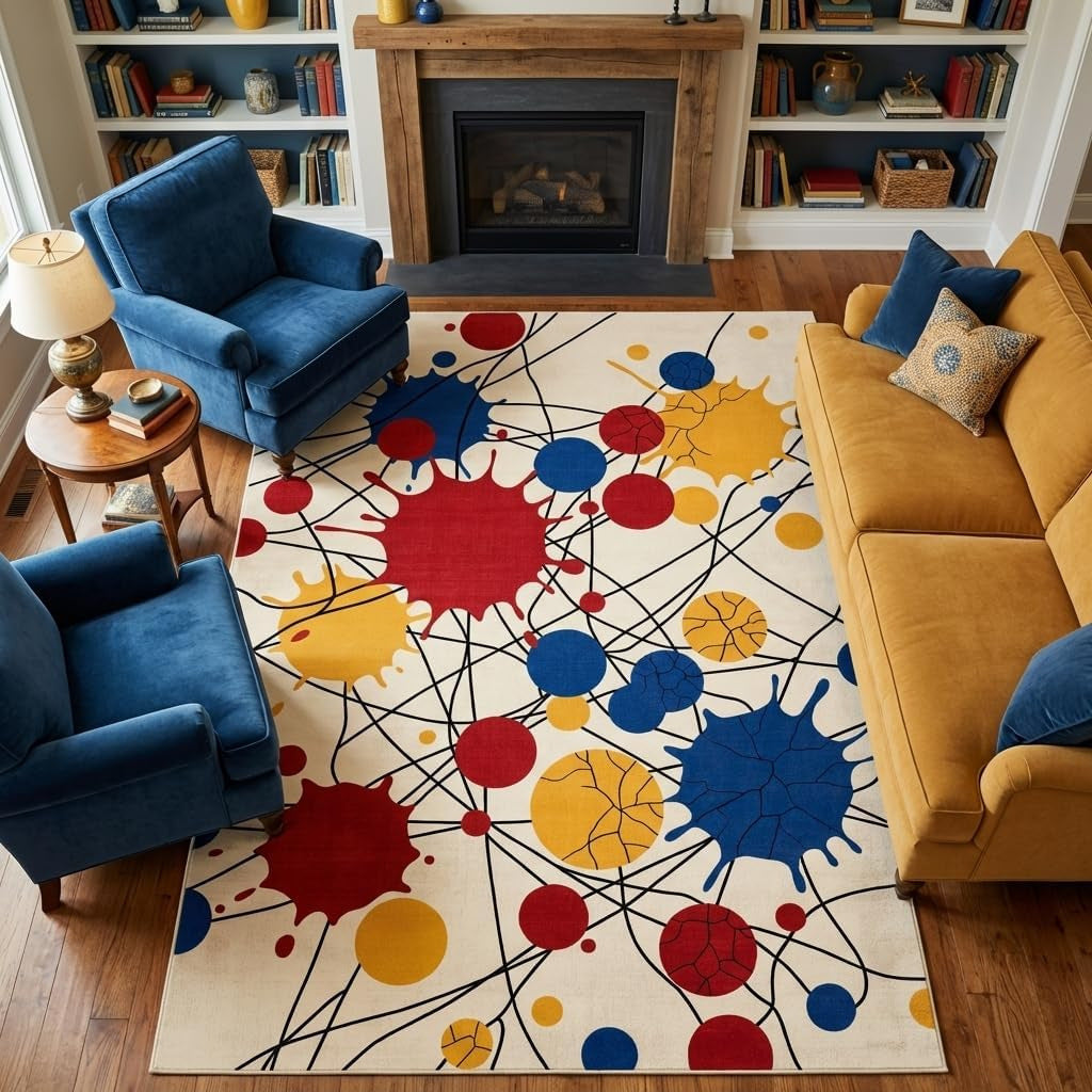 Artistic Abstract Area Rug