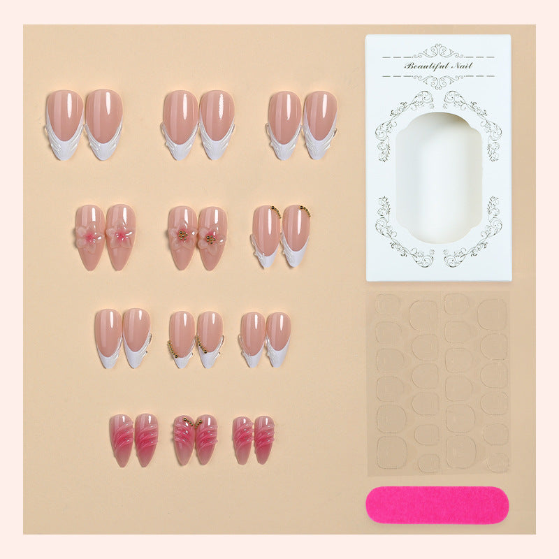 Decorative Premium Press-On Nail Art Set Stornfield