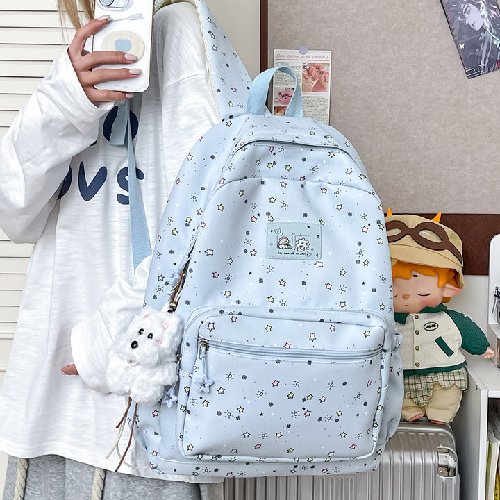 Fun Starry Print Backpack Stornfield