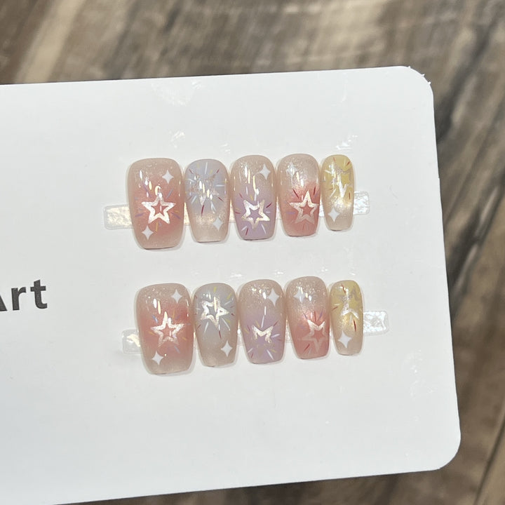 Themed Press-On Nail Art Set with Hello Kitty Designs Stornfield
