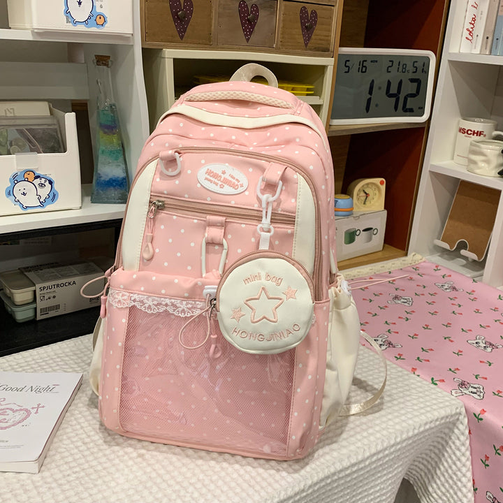 Charming Polka Dot Backpack Stornfield