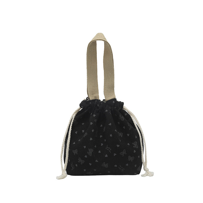 WoTextured Drawstring Mini Pouch Stornfield