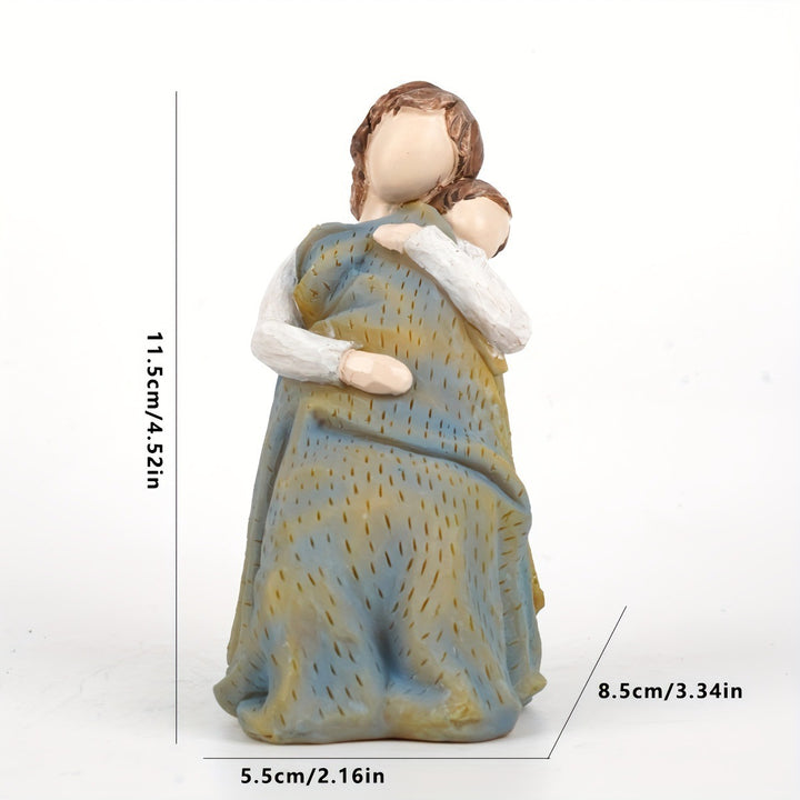 Women's Heartwarming Mother-and-Child Figurine